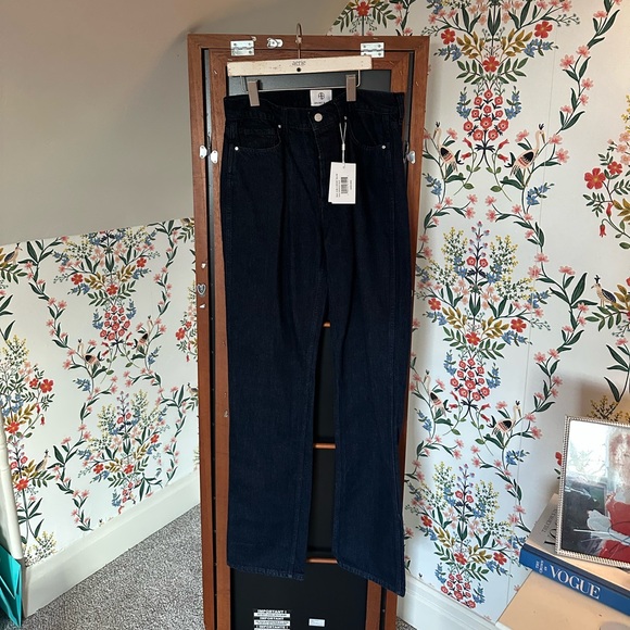 NWT Anine Bing Bennett Jeans Size 30 Midnight Blue - Picture 2 of 6